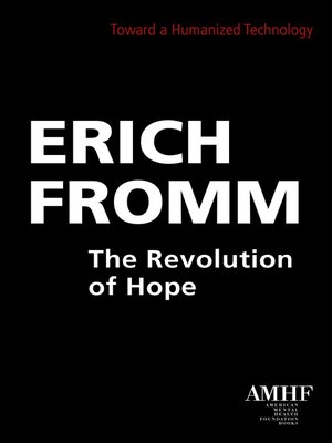 cover image of The Revolution of Hope